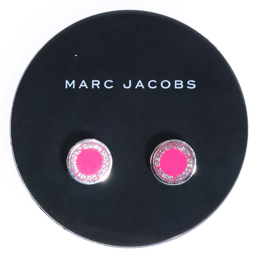 Heaven by Marc Jacobs(ヘブンバイマークジェイコブス) ロゴスタッズピアス ピンク/シルバー M0008544-655