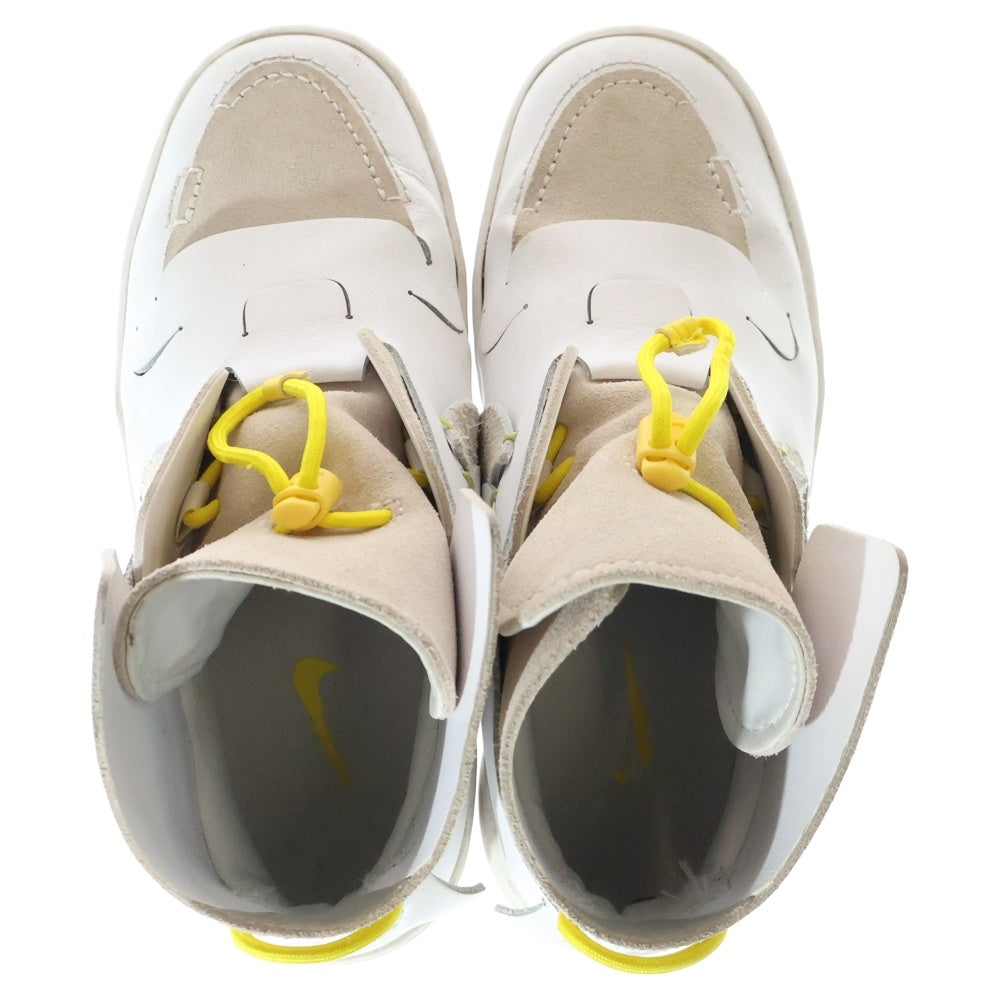 NIKE(ナイキ) Women's Vandalised LX White Platinum Tint BQ3610-100 ウィメンズ バンダライズド LX ホワイト プラチナム ティント ハイカットスニーカー US5.5/22.5cm