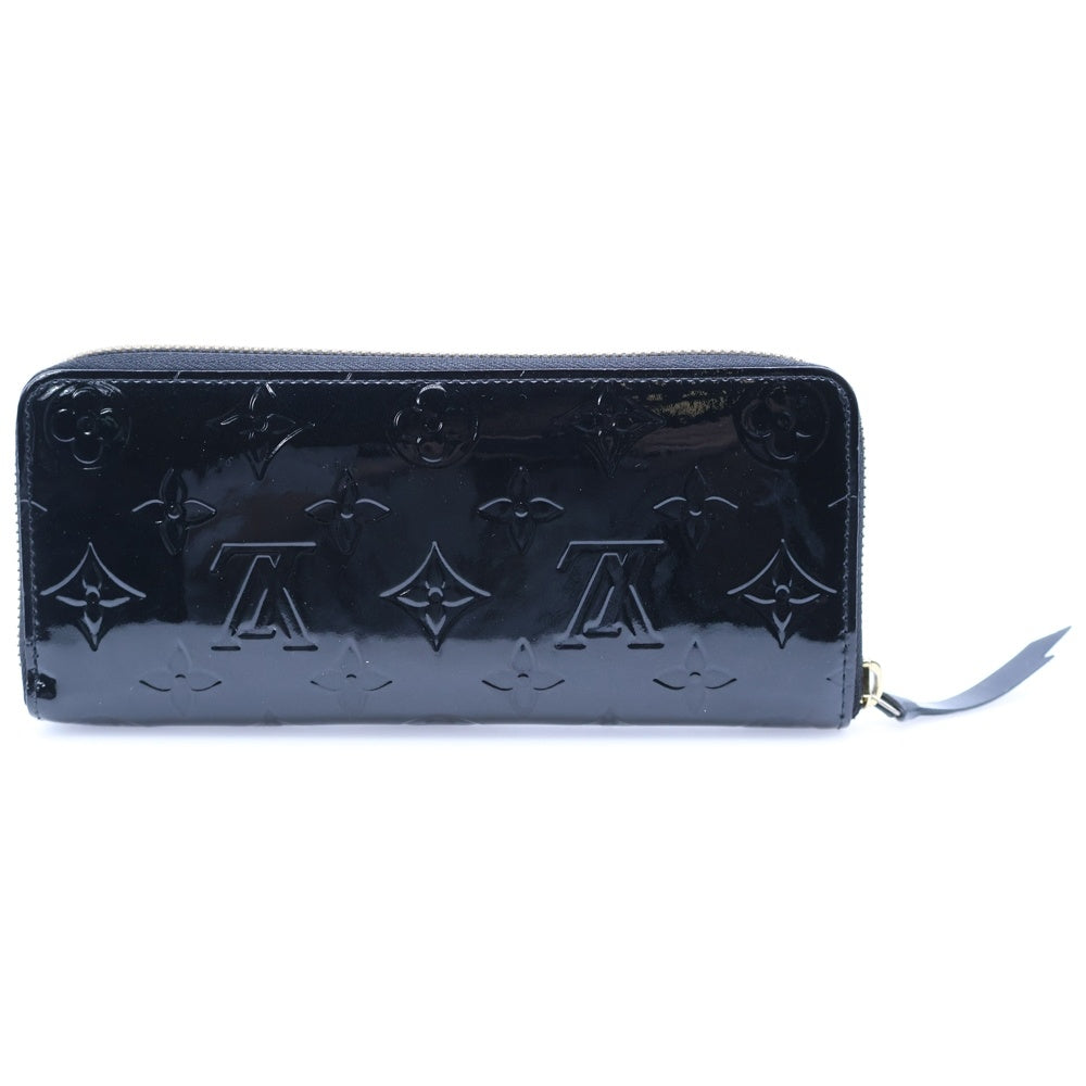 LOUIS VUITTON(ルイヴィトン) モノグラム・ヴェルニ ポルトフォイユ・クレマンス ラウンドファスナー長財布 ブラック M90920