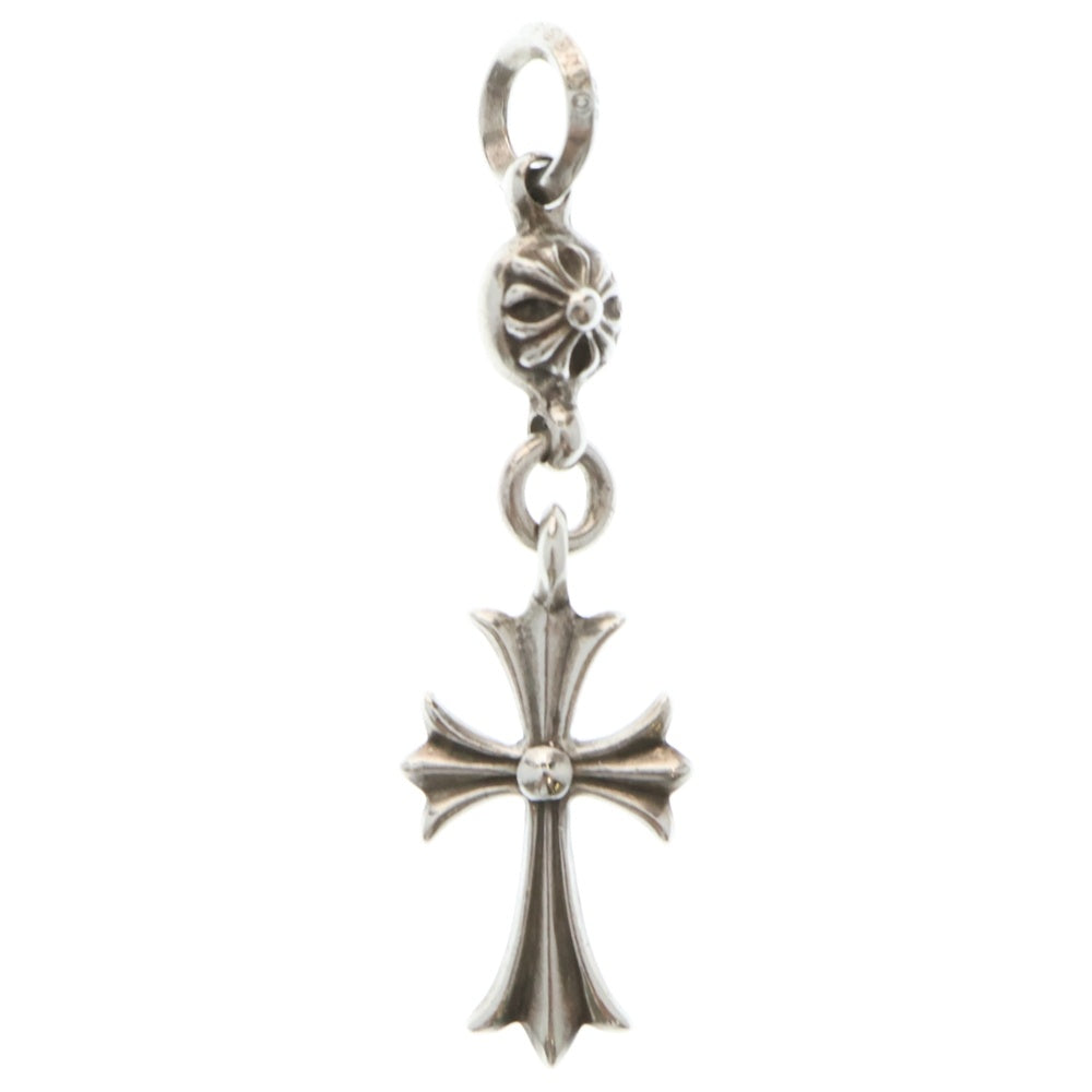 CHROME HEARTS(クロムハーツ) 1B TNY CH CRS 1DIA 1ボール タイニー CHクロス チャーム アフター1ダイヤ ペンダントトップ シルバー