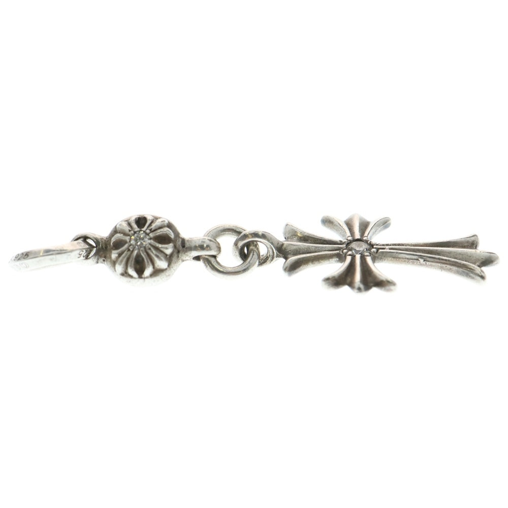 CHROME HEARTS(クロムハーツ) 1B TNY CH CRS 1DIA 1ボール タイニー CHクロス チャーム アフター1ダイヤ ペンダントトップ シルバー