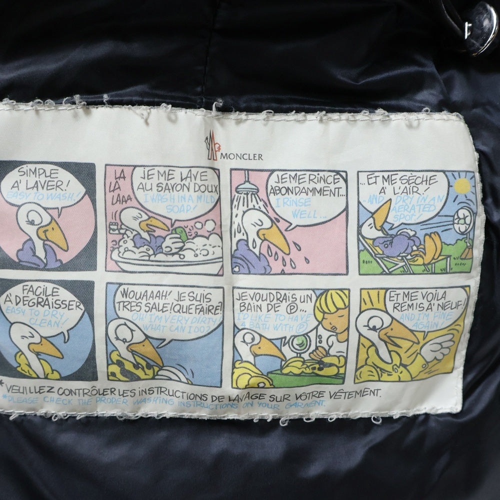 MONCLER(モンクレール) HERMINE GIUBBOTTO 320934933905 53048 エルミンヌ ダウンコート ブラック レディース