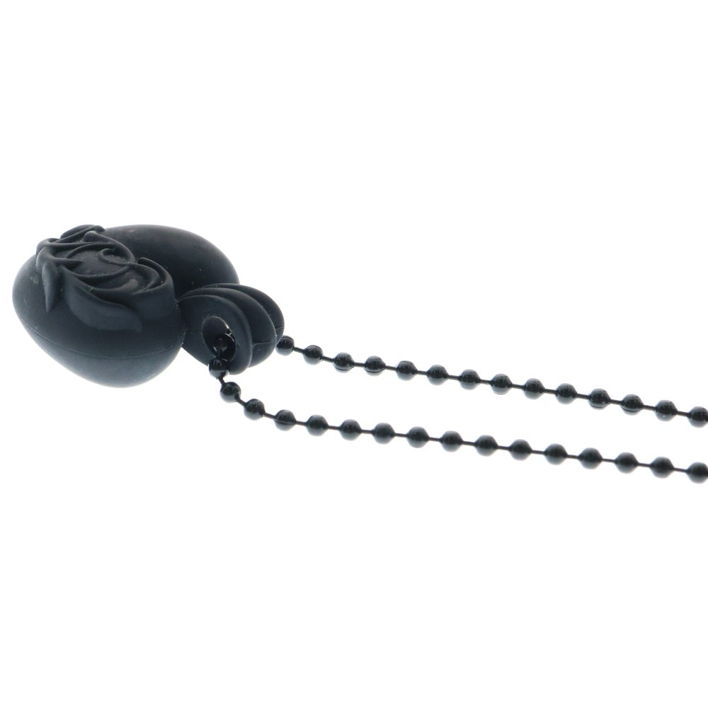 CHROME HEARTS(クロムハーツ) RUBBER HEART ハート ラバーネックレス シリコン ブラック BCA307