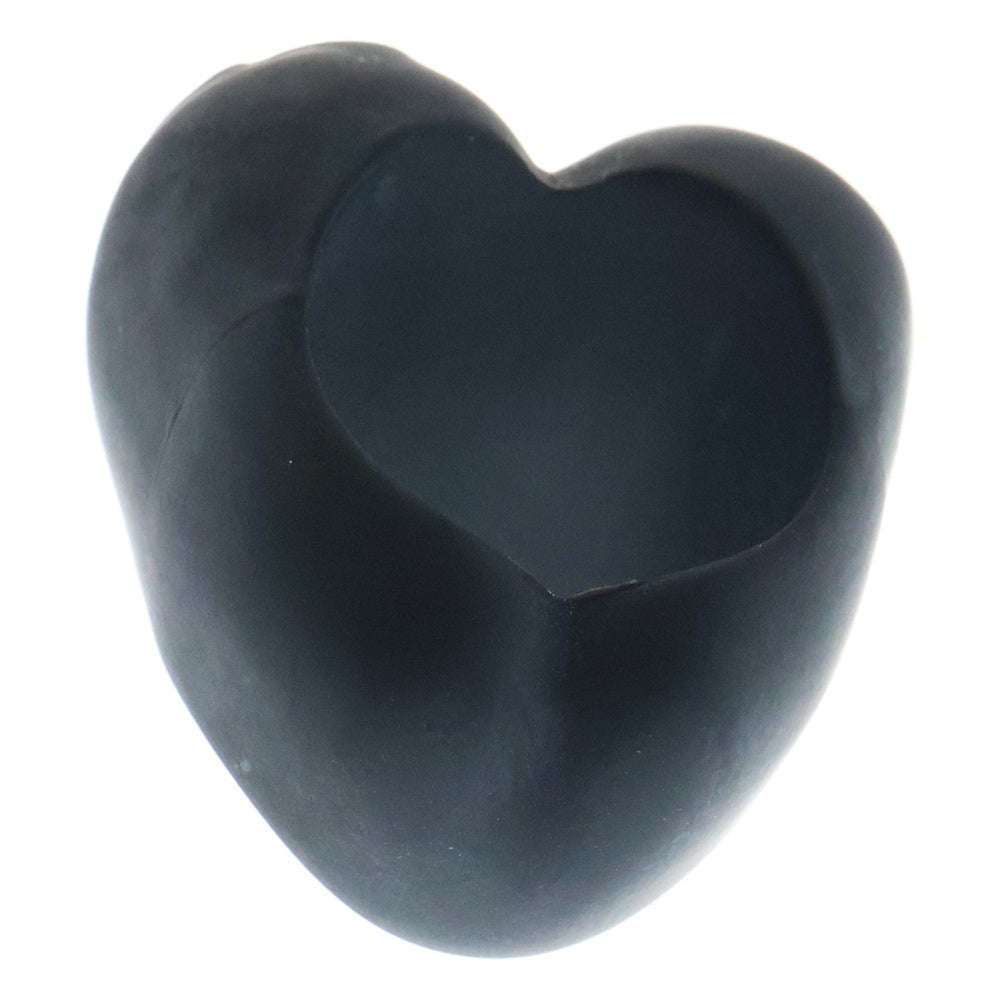 CHROME HEARTS(クロムハーツ) HEART PLSTC RING ハート シリコンラバーリング ブラック