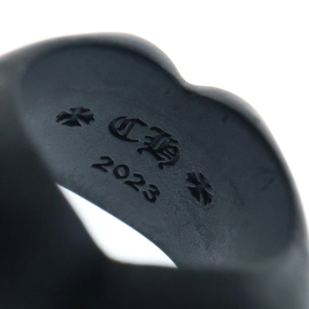 CHROME HEARTS(クロムハーツ) HEART PLSTC RING ハート シリコンラバーリング ブラック