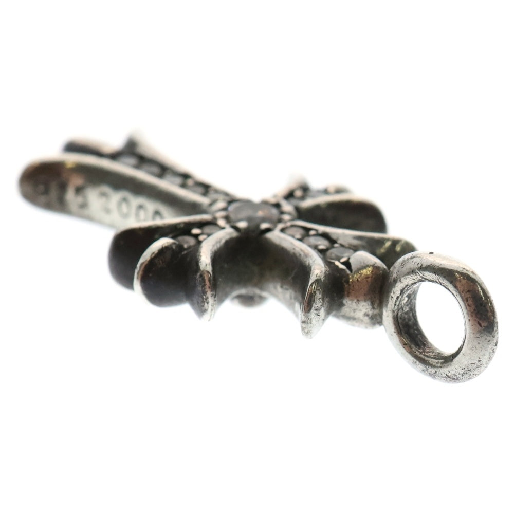 CHROME HEARTS(クロムハーツ) TNY CRSF P/DIA タイニーファットクロス PAVEダイヤ ペンダントトップ シルバー BCA323