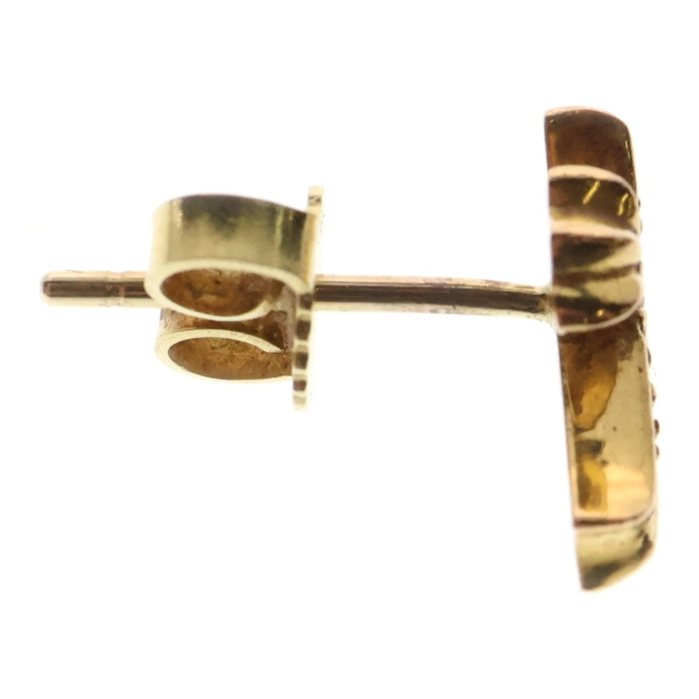 CHROME HEARTS(クロムハーツ) 22K CH CRS 2 FAT P/DIA CHクロスファット スタッドピアス PAVEダイヤ ゴールド BCA019