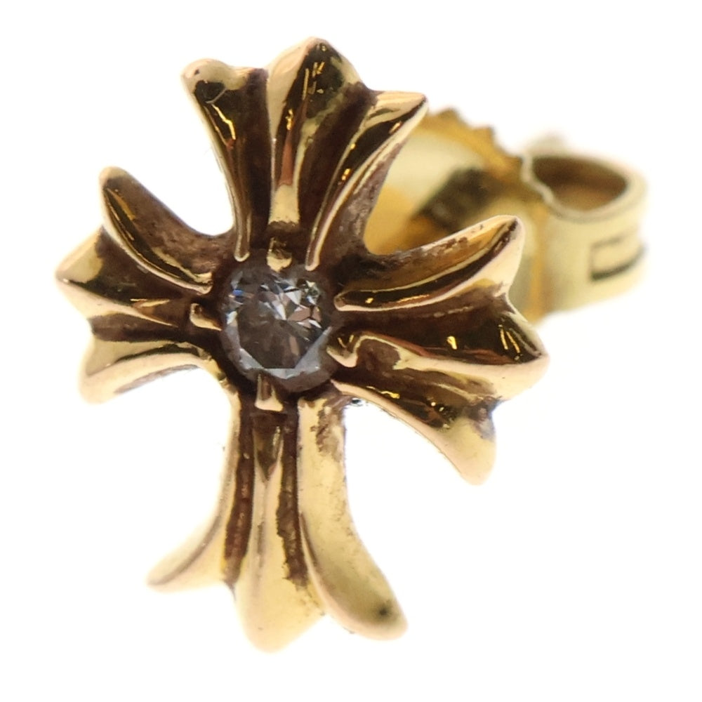 CHROME HEARTS(クロムハーツ) 22K No2 CH CRS 1DIA CHクロス スタッドピアス 1ダイヤ ゴールド BCA021