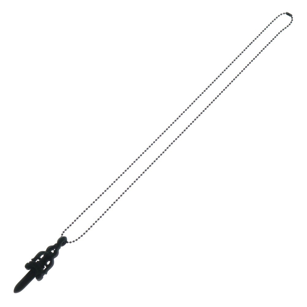 CHROME HEARTS(クロムハーツ) RUBBER LARGE DAGGER ラバーラージダガー シリコンラバーネックレス ブラック
