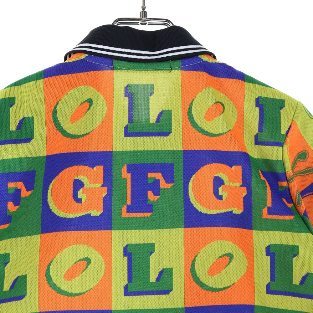 MARK&LONA(マークアンドロナ) POLO SHIRTS スカルデザイン半袖ポロシャツ マルチカラー MLW-0A-AP08