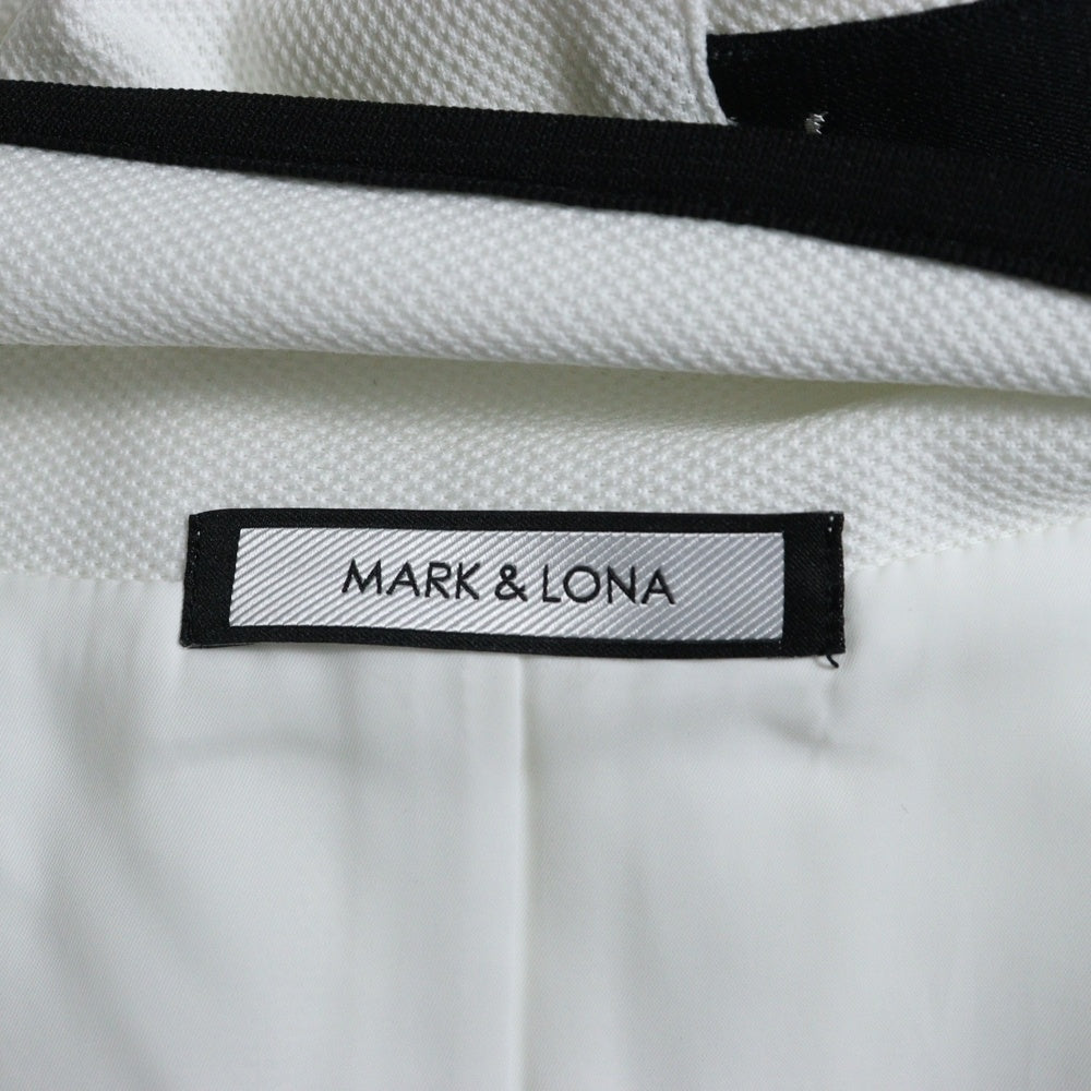 MARK&LONA(マークアンドロナ) SCULL WAPPENN ONE PIECE スカルワッペンノースリーブワンピース ホワイト MLW-9B-AP26