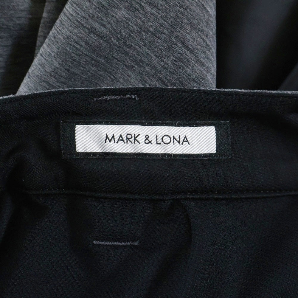 MARK&LONA(マークアンドロナ) ナイロン切り替えタイトスカート グレー MLW-0A-AE01