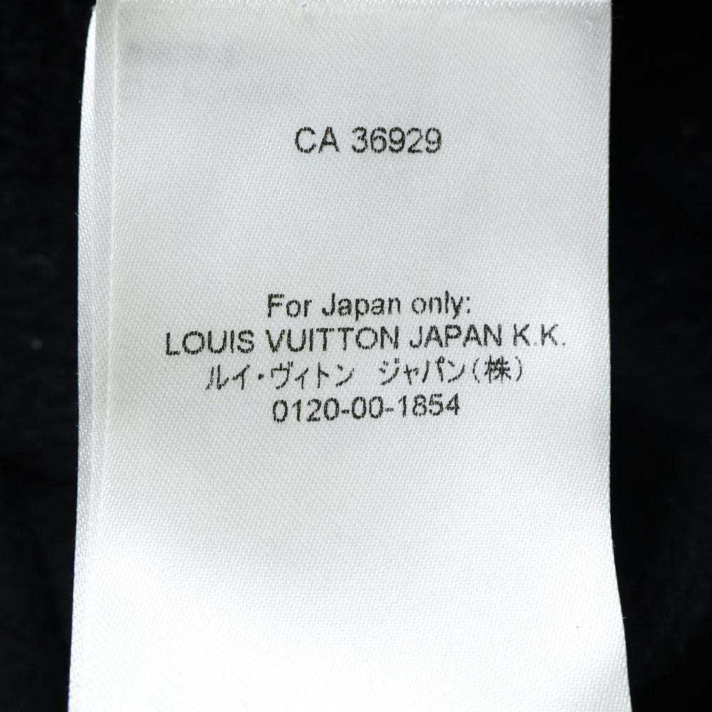 LOUIS VUITTON(ルイヴィトン) 23SS シグネチャーフーディーパーカー プルオーバースウェットパーカー ブラック RM231MQ IHN HNY56W