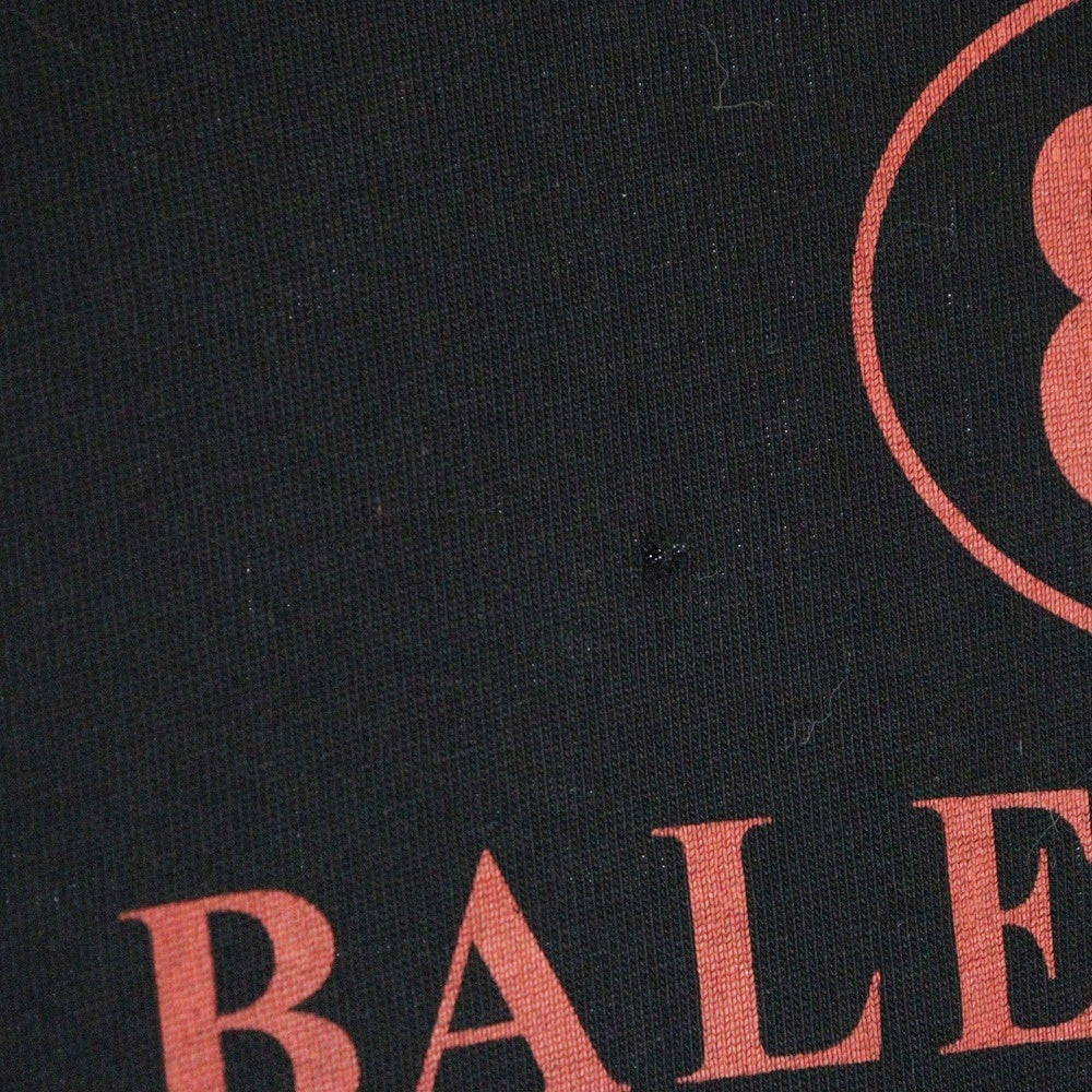 BALENCIAGA(バレンシアガ) 18AW BB Logo Print T-Shirt BBロゴプリント クルーネック半袖Tシャツカットソー ブラック 508203 TYK23