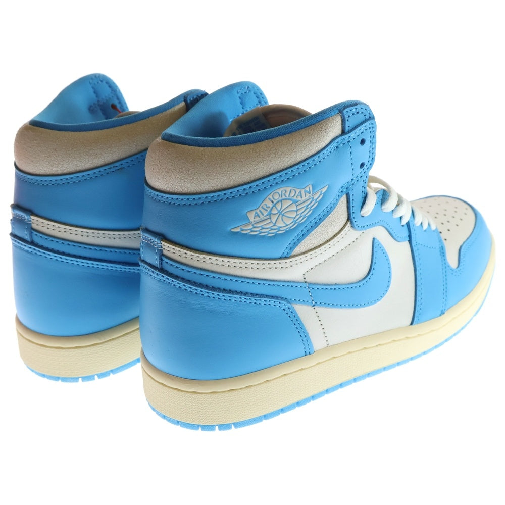 NIKE(ナイキ) AIR JORDAN 1 RETRO HIGH OG UNC REIMAGINED DZ5485-402 エアジョーダン1 レトロ リイマジンド ハイカットスニーカー ホワイト/ブルー US9/27cm