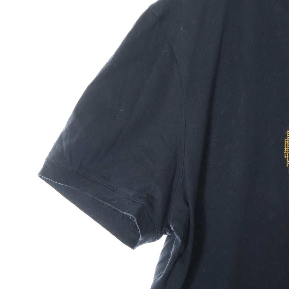 FENDI(フェンディ) ラインストーン電球プリント半袖カットソー 半袖Tシャツ ブラック