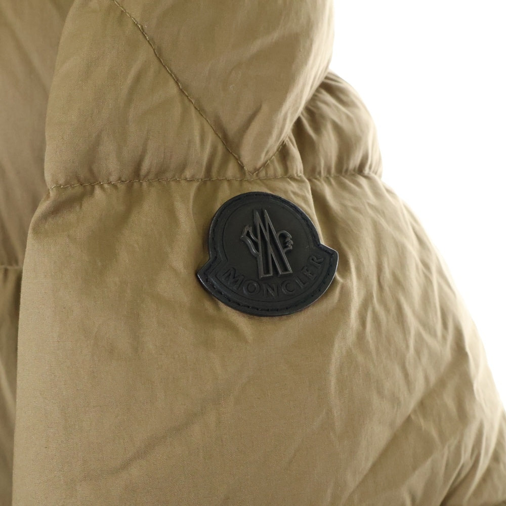 MONCLER(モンクレール) ROUBAUD フロント2ポケットジップアップダウンコート ブラウン F20911D50600