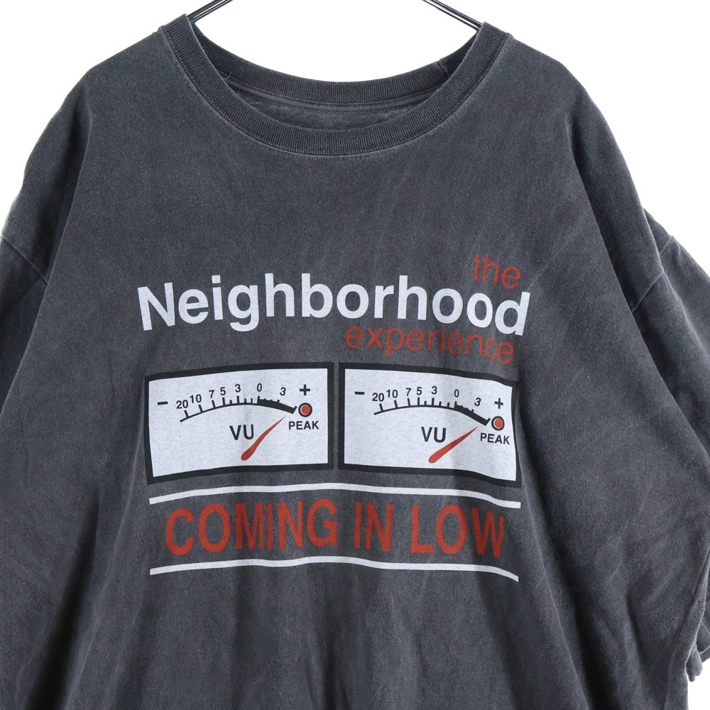 NEIGHBORHOOD(ネイバーフッド) 25SS COMING IN LOW S/S TEE 251PCNH-ST06 フロントプリント クルーネック半袖Tシャツカットソー ブラック