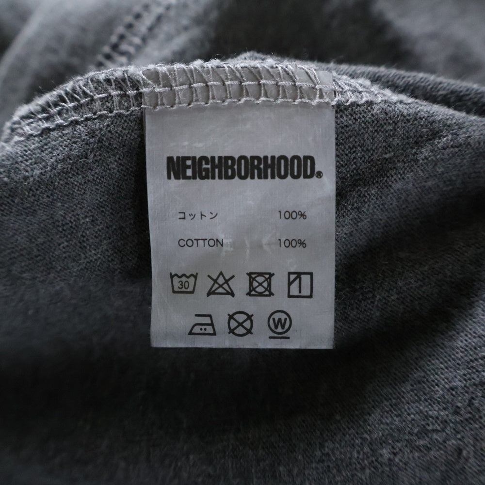 NEIGHBORHOOD(ネイバーフッド) 25SS COMING IN LOW S/S TEE 251PCNH-ST06 フロントプリント クルーネック半袖Tシャツカットソー ブラック