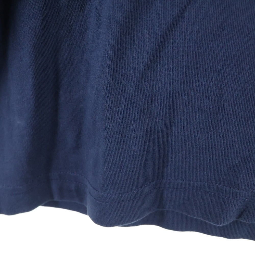 KITH(キス) NY To The Wold S/S TEE 24‐073‐060‐0044-4‐0 バックロゴ クルーネック半袖Tシャツカットソー ネイビー