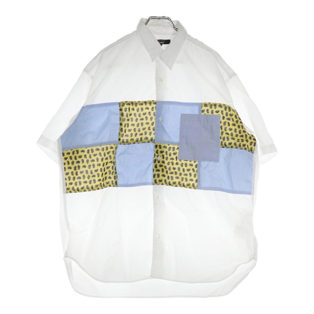 COMME des GARCONS HOMME(コムデギャルソンオム) S/S SHIRT HO-B016 マルチロゴ 半袖シャツ ホワイト
