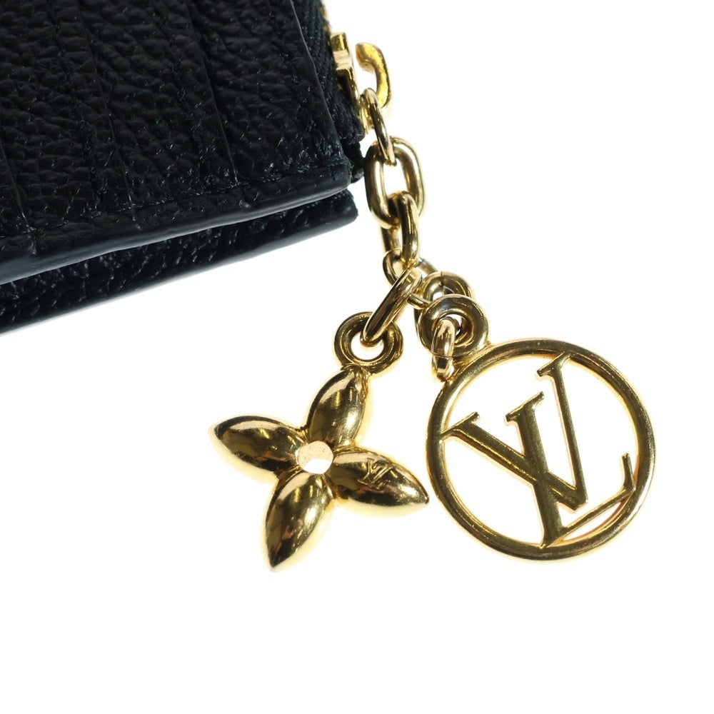 LOUIS VUITTON(ルイヴィトン) ポルト カルト フローラ カードケース ブラック/ゴールド M82639