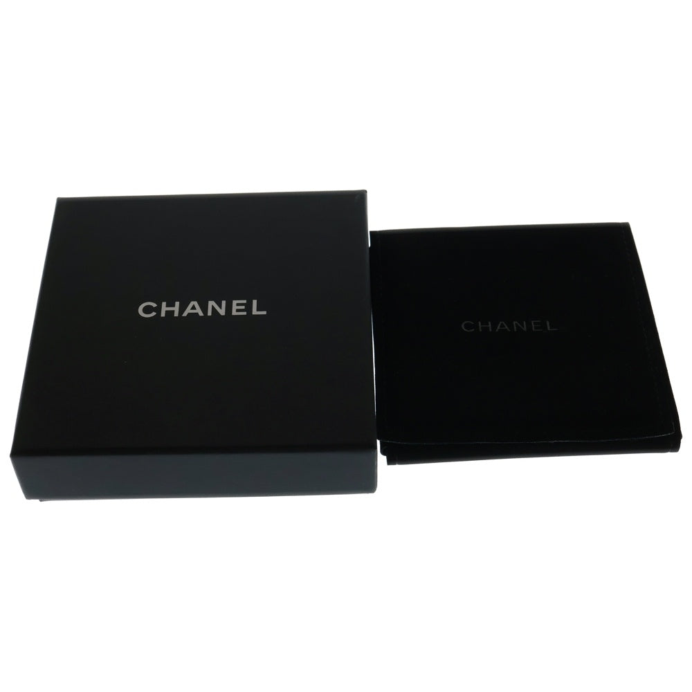 CHANEL(シャネル) ココマーク フープピアス ラインストーン ゴールド/ブラック