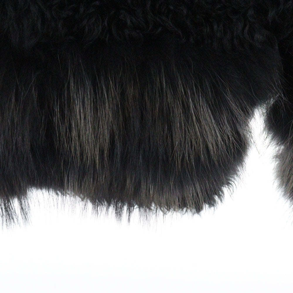 ISAMU KATAYAMA BACKLASH(イサムカタヤマバックラッシュ) FUR VEST ラムファー ラクーンファーベスト ブラック