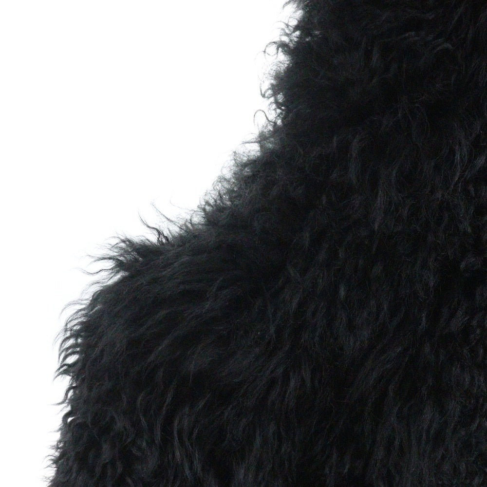 ISAMU KATAYAMA BACKLASH(イサムカタヤマバックラッシュ) FUR VEST ラムファー ラクーンファーベスト ブラック