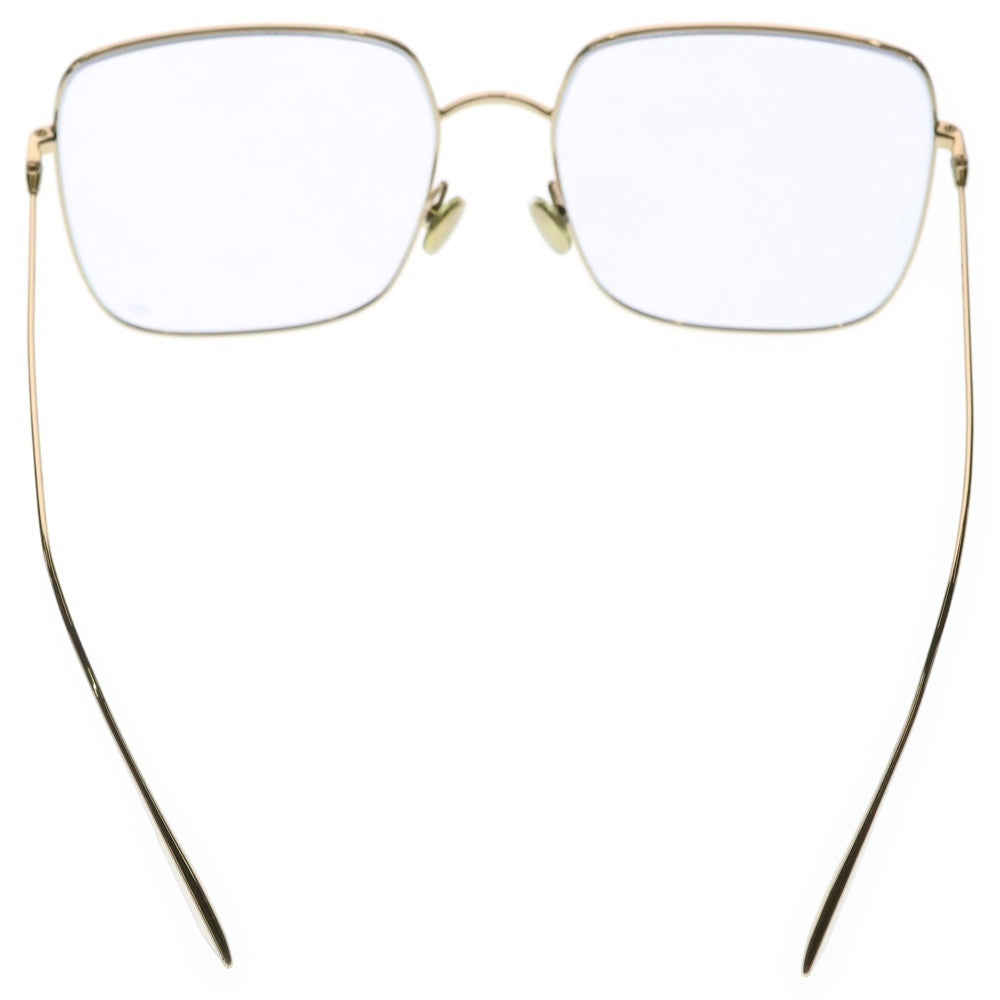 Christian Dior(クリスチャンディオール) スクエアフレームサングラス メタルフレーム ゴールド