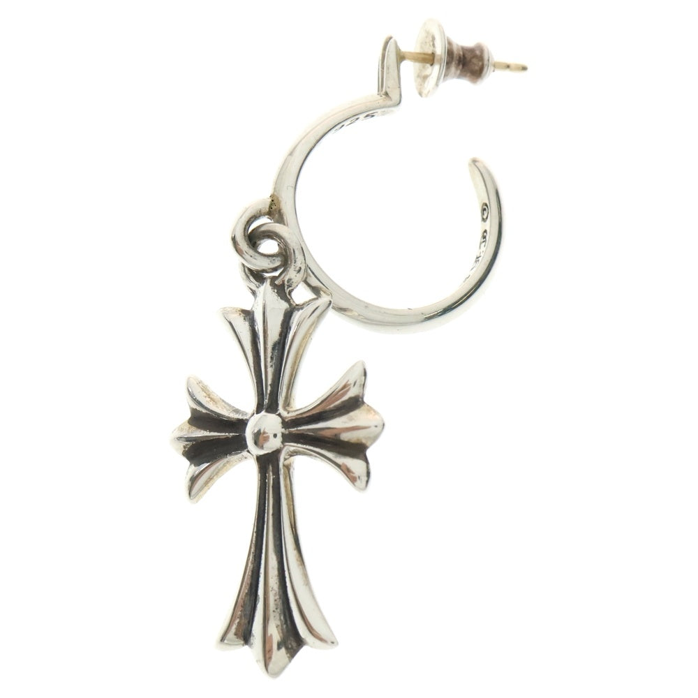 CHROME HEARTS(クロムハーツ) TINY CH CROSS タイニーCHクロス フープピアス シルバー BCA115