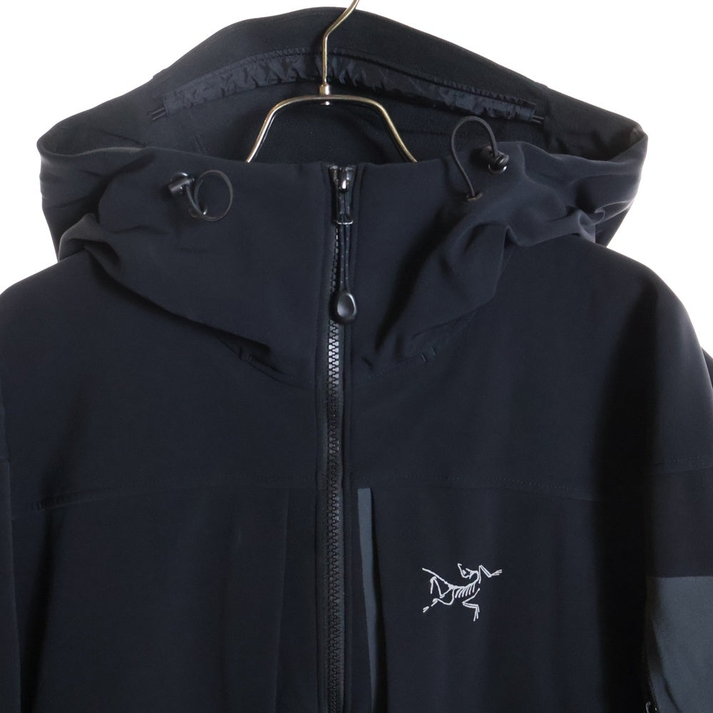 ARC'TERYX(アークテリクス) GAMMA MX HOODY MENS ガンマ フーデッドナイロンジャケット ジップアップフーディ パーカー ブラック 19274