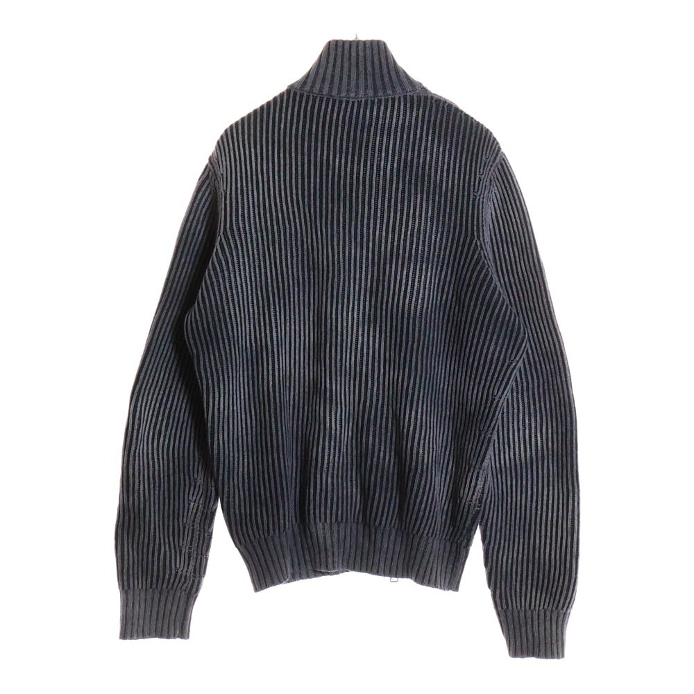 DIESEL(ディーゼル) アームロゴ ニット ジップジャケット グレー A11192 0CMAY