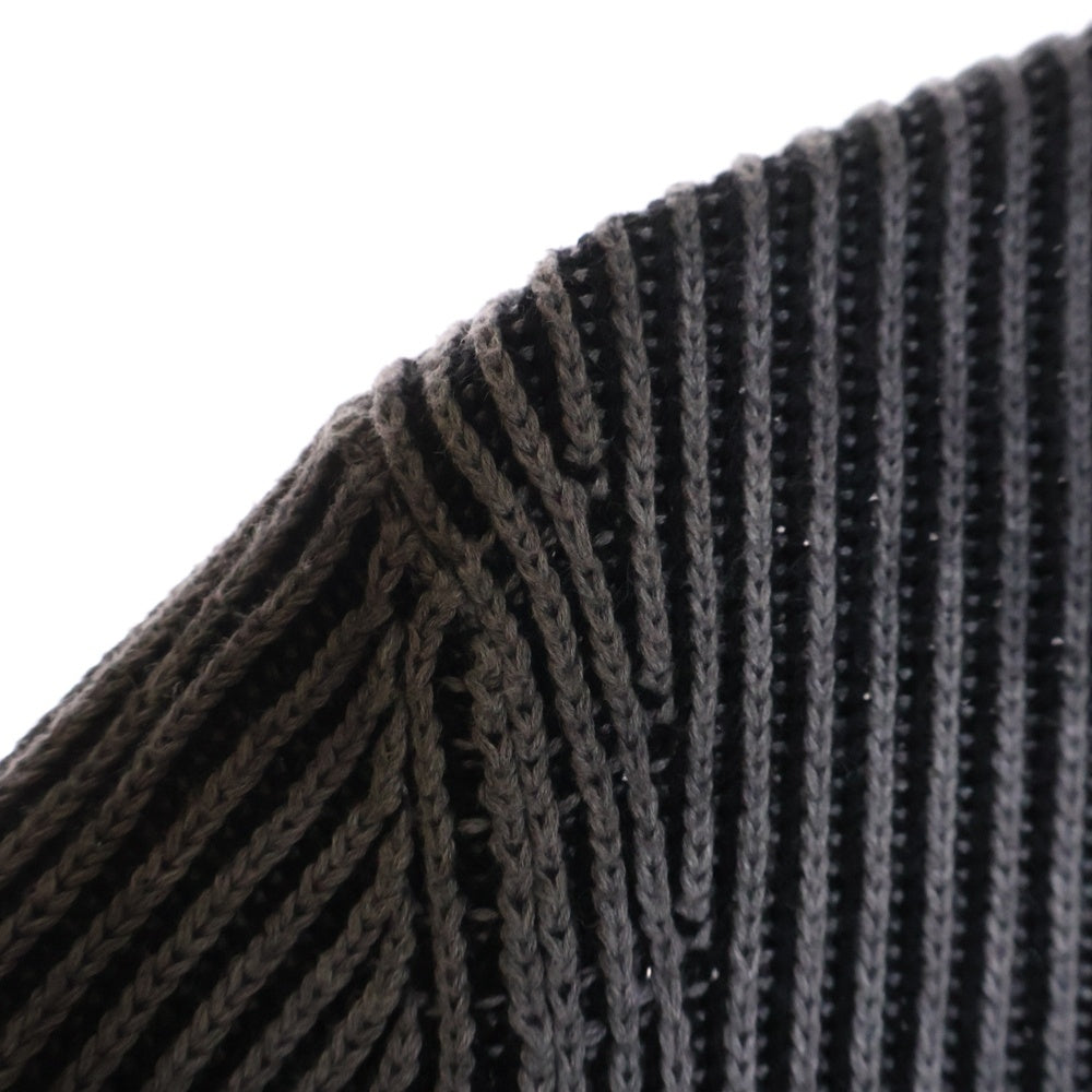 DIESEL(ディーゼル) アームロゴ ニット ジップジャケット グレー A11192 0CMAY