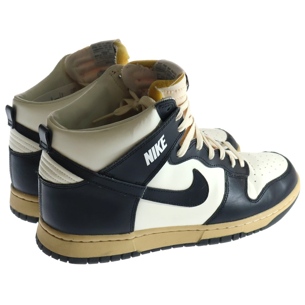 NIKE(ナイキ) WMNS DUNK HIGH Black and Sail DZ4732-133 ウィメンズ ダンク ハイカットスニーカー ブラック/ホワイト US11/28cm