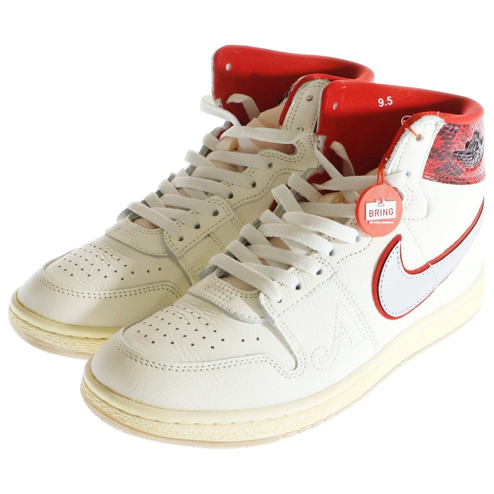 NIKE(ナイキ) ×AWAKE NY JORDAN AIR SHIP PE SP FN8675-100 アウェイク ニューヨーク ジョーダン エアシップ ハイカットスニーカー シューズ ホワイト/レッド US9.5/27.5cm