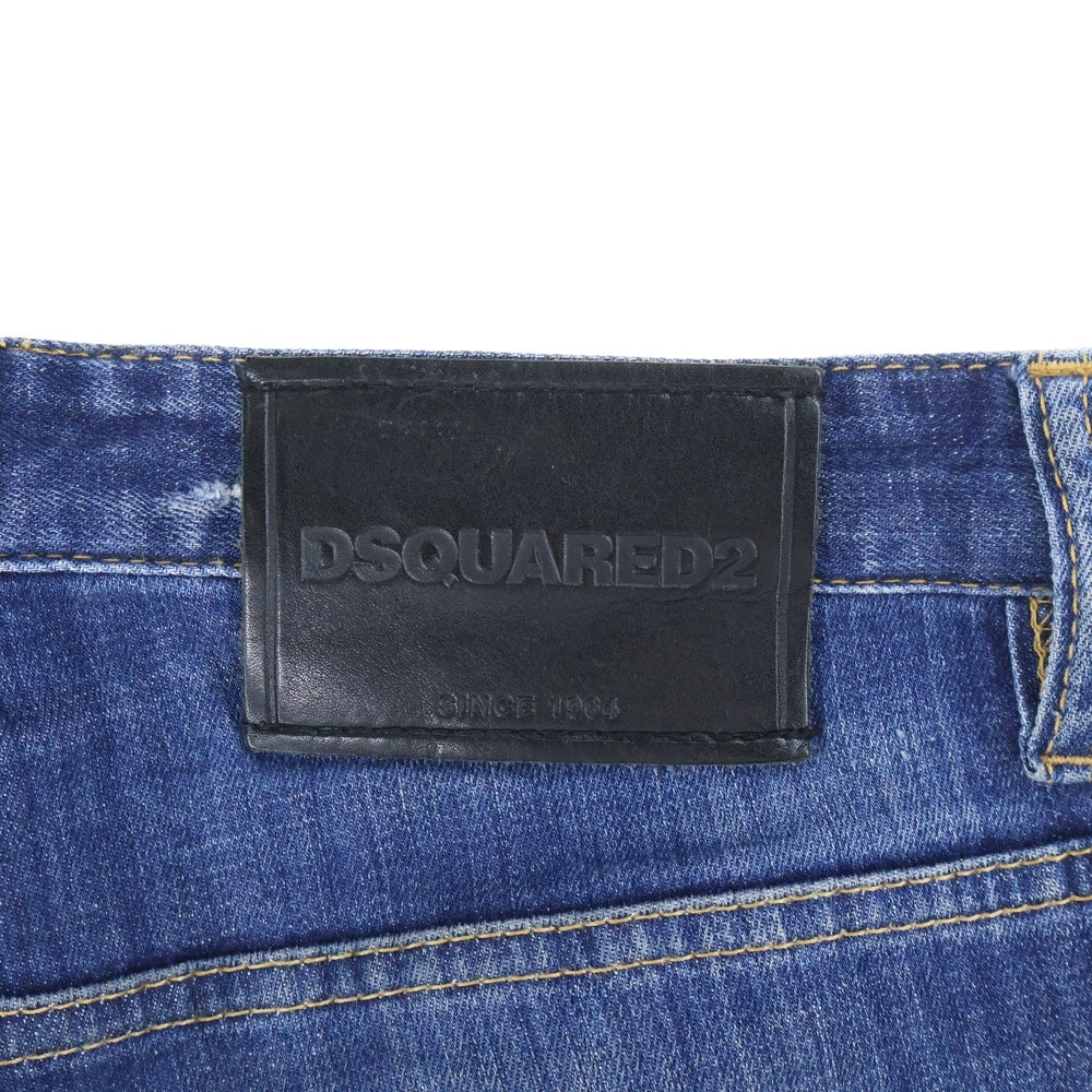 DSQUARED2(ディースクエアード) 19AW SKATER JEAN S71LB0635 S30342 スケータージーン ダメージペイント デニムパンツ ジーンズ インディゴ