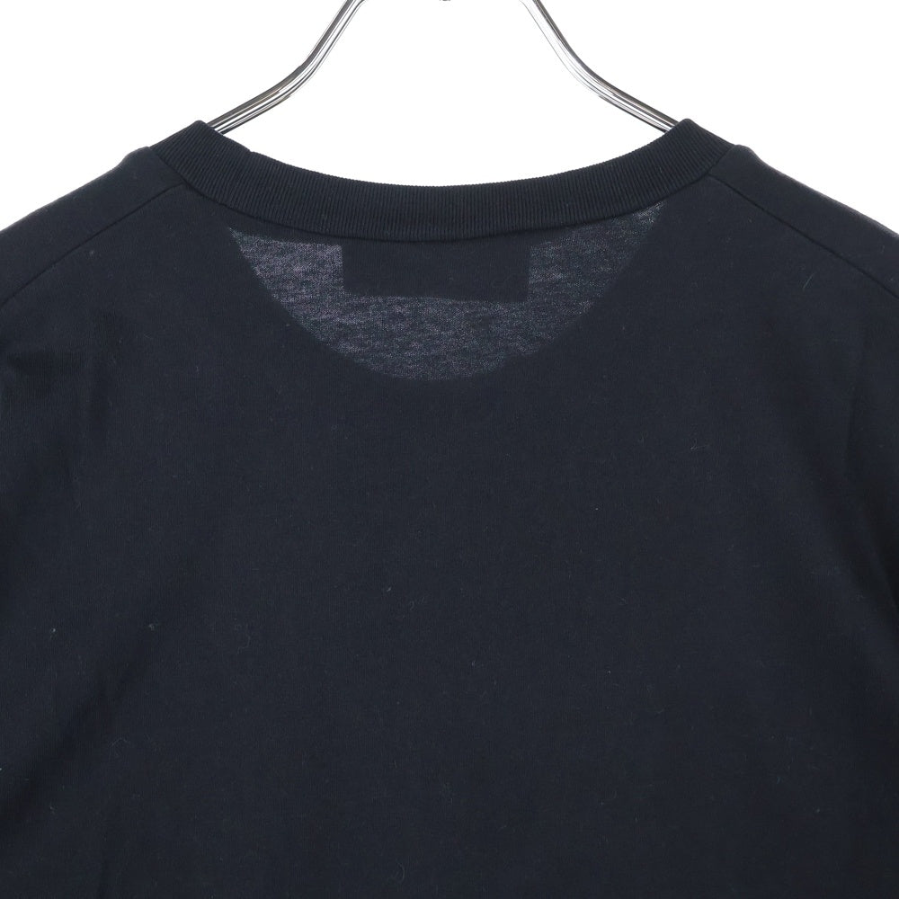 DSQUARED2(ディースクエアード) 24AW Loose Fit Tee S74GD1346 D20020 ルーズフィット サイドロゴ クルーネック半袖Tシャツカットソー ブラック