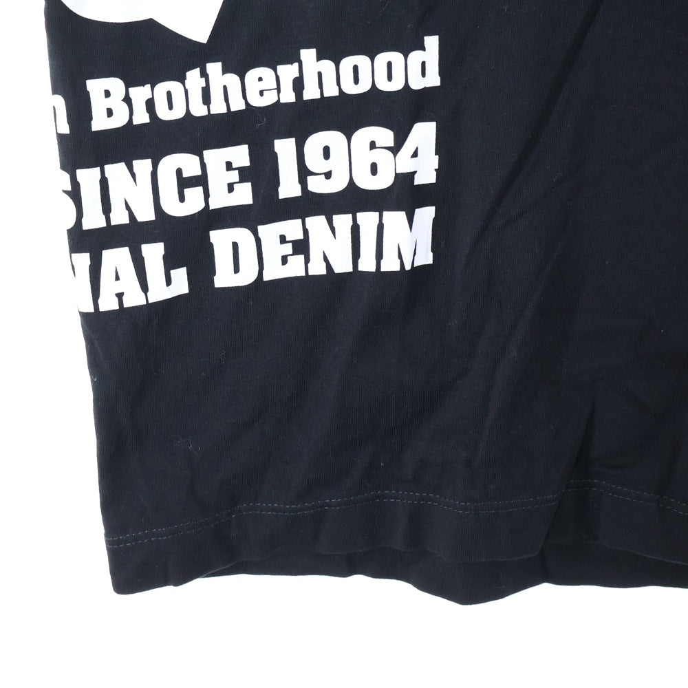 DSQUARED2(ディースクエアード) 24AW Loose Fit Tee S74GD1346 D20020 ルーズフィット サイドロゴ クルーネック半袖Tシャツカットソー ブラック