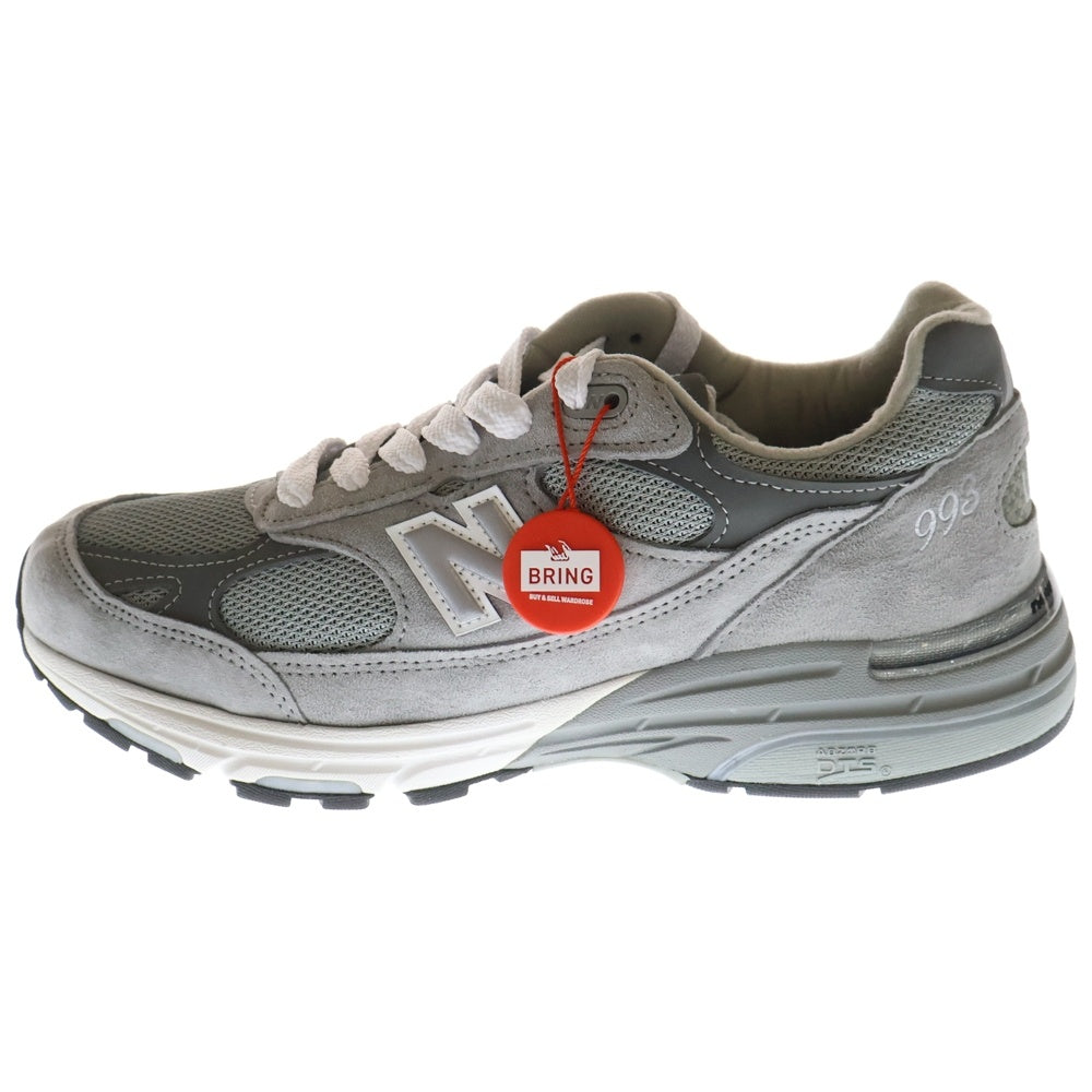 New Balance(ニューバランス) 993 Made in USA MR993GL Sneakers ロゴ スウェード ローカットスニーカー グレー US8/26cm