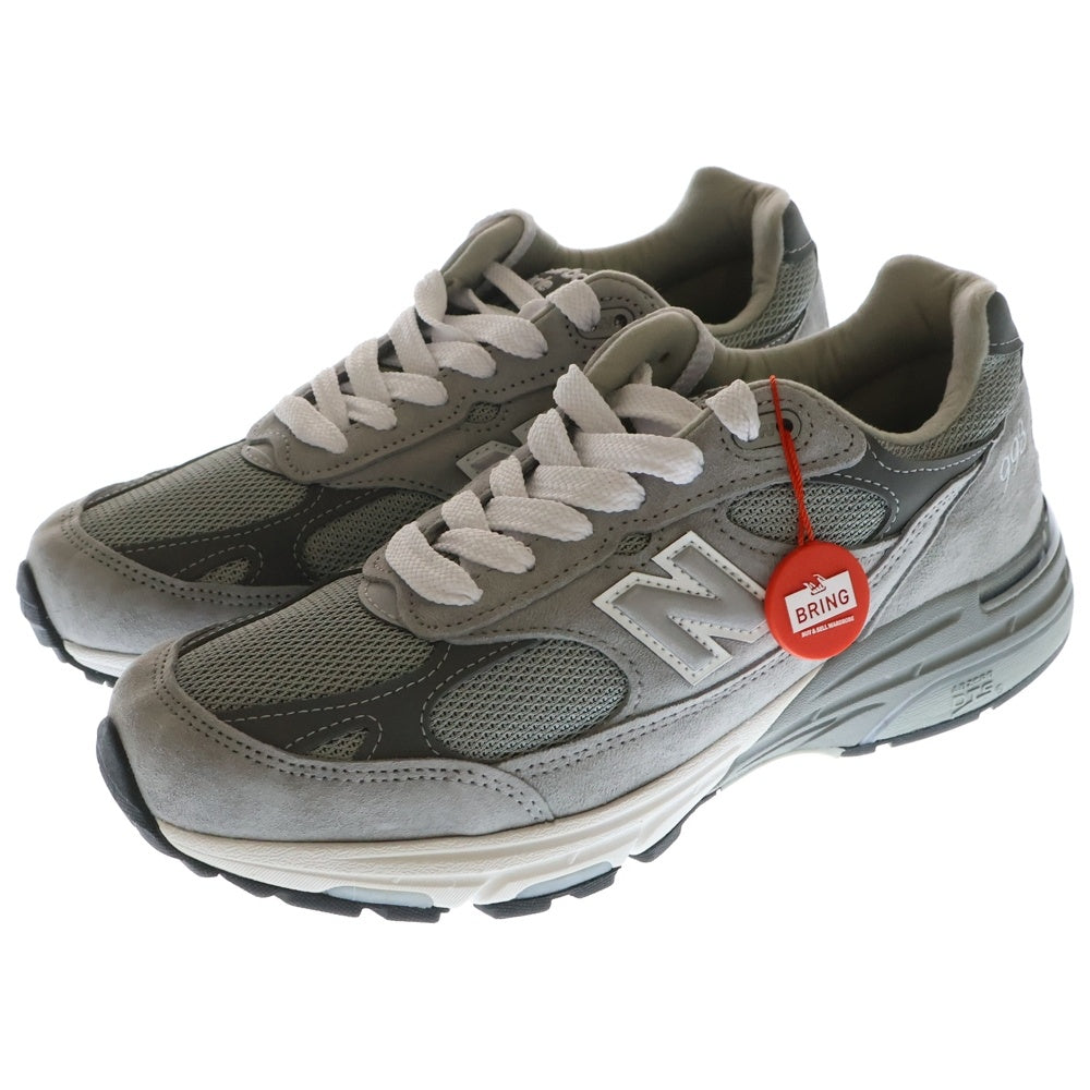New Balance(ニューバランス) 993 Made in USA MR993GL Sneakers ロゴ スウェード ローカットスニーカー グレー US8/26cm