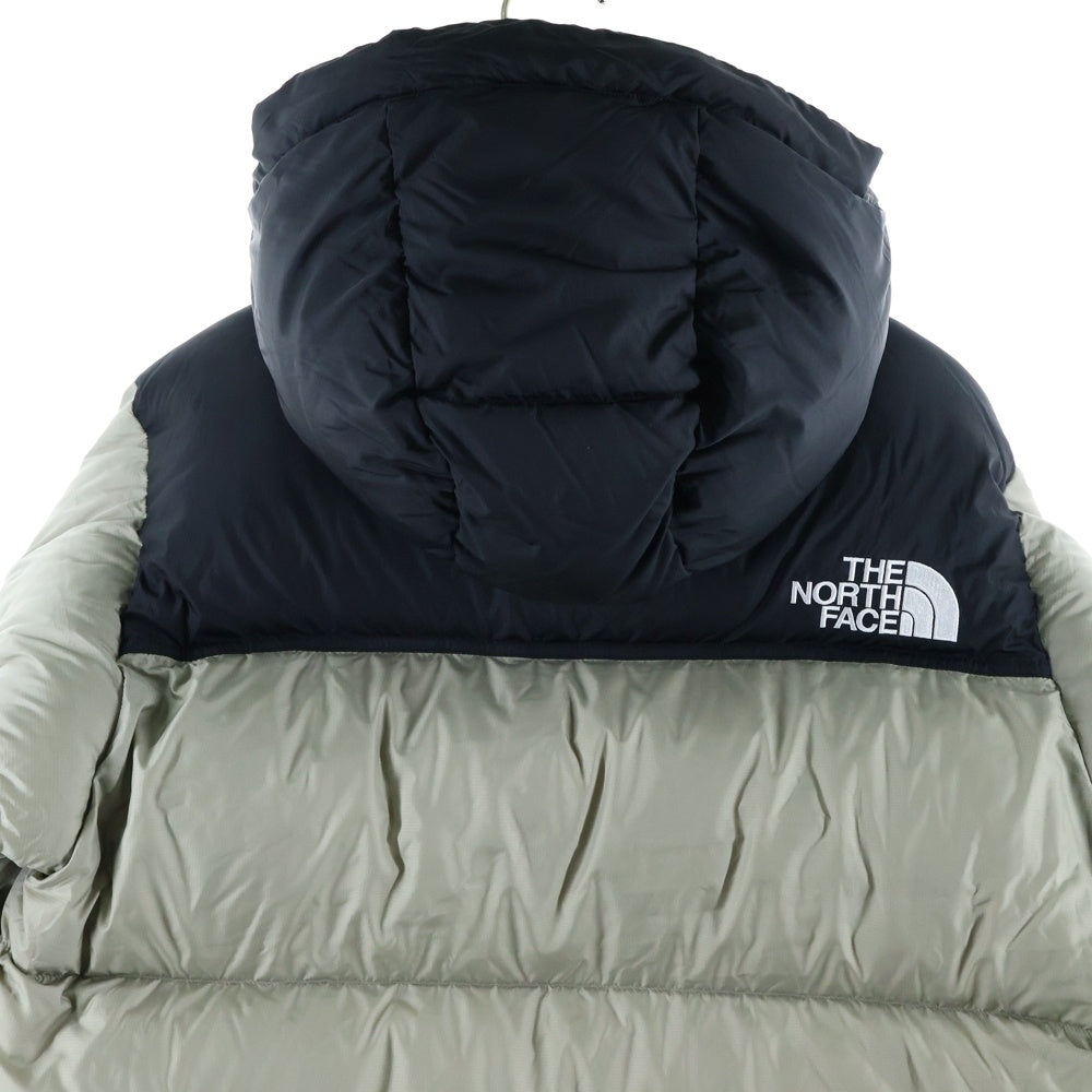 THE NORTH FACE(ザノースフェイス) 24AW Nuptse Hoodie ND92331 ヌプシ フーデット ジップアップ ダウンジャケット グレー/ブラック