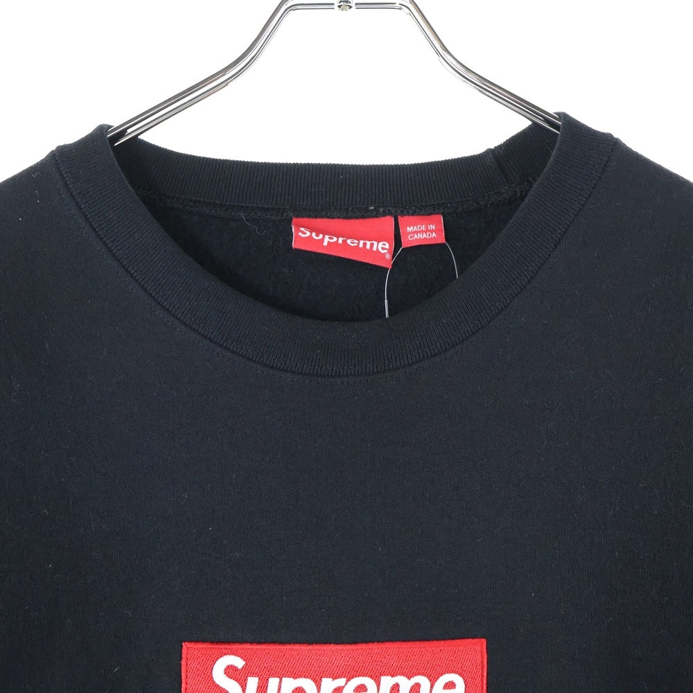 SUPREME(シュプリーム) 22AW Box Logo Crewneck ボックスロゴ クルーネックスウェットトレーナー ブラック/レッド