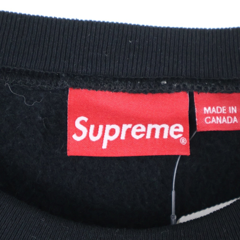 SUPREME(シュプリーム) 22AW Box Logo Crewneck ボックスロゴ クルーネックスウェットトレーナー ブラック/レッド