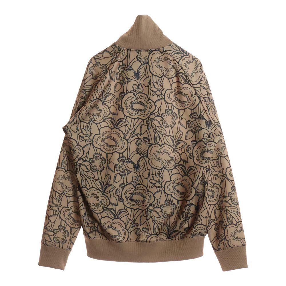 Onitsuka Tiger(オニツカタイガー) Logo Patch TRACK TOP 2183B517 ロゴパッチ 総柄 トラックジャケット ブラウン/ブラック