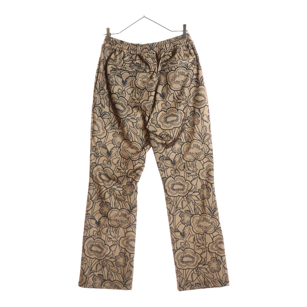 Onitsuka Tiger(オニツカタイガー) Logo Patch TRACK PANTS 2183B518 ロゴパッチ 総柄 トラックパンツ ブラウン/ブラック