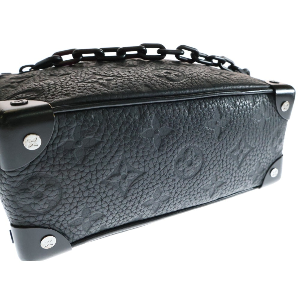 LOUIS VUITTON(ルイヴィトン) ミニ ソフトトランク モノグラムトリヨン ノワール ショルダーバッグ M55702