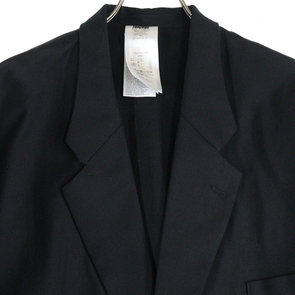 MAGLIANO(マリアーノ) A Big Monopetto Oversized Blazer A ビッグ シングルブレスト オーバーサイズ ブレザー テーラードジャケット ブラック R78013607