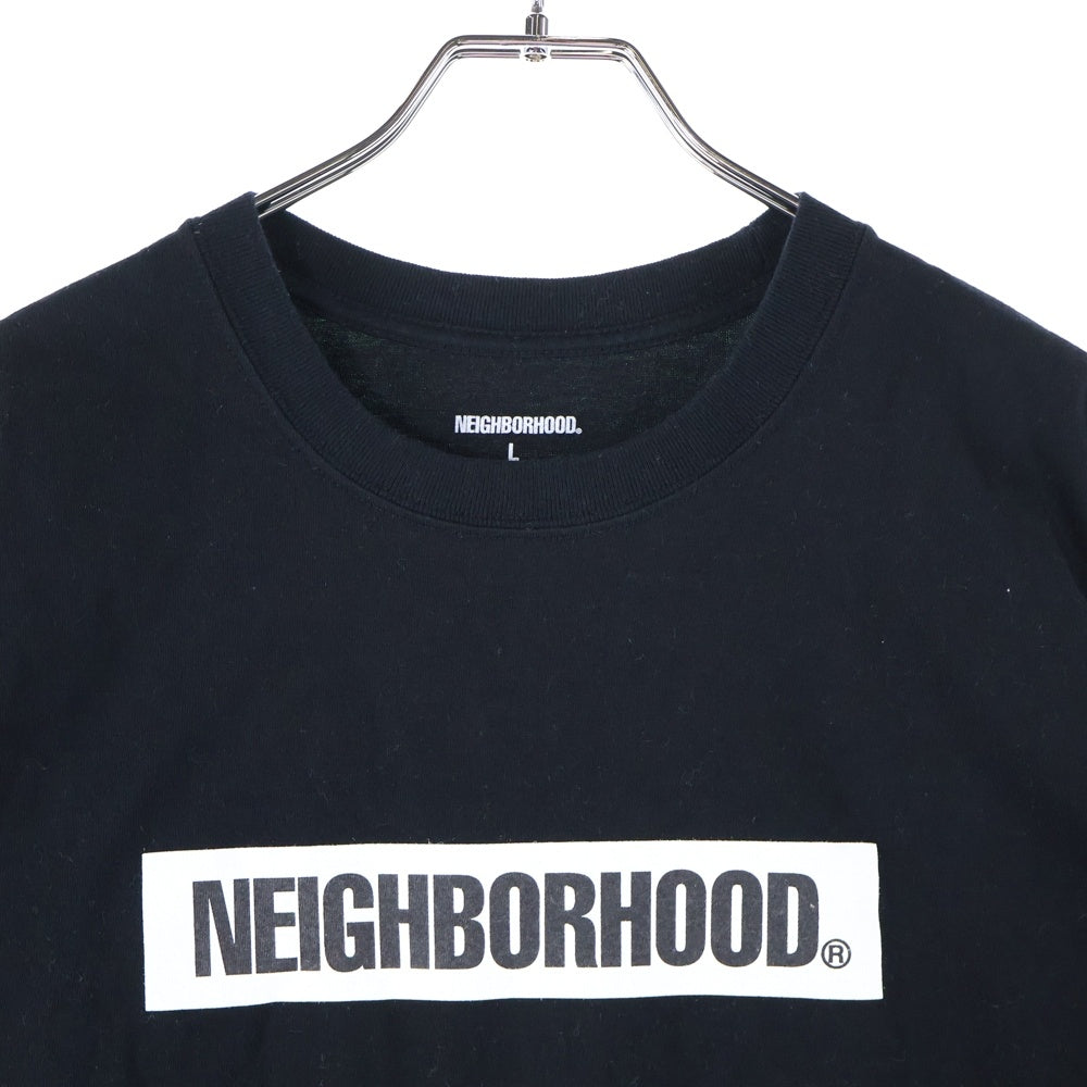 NEIGHBORHOOD(ネイバーフッド) NH 231 SPOT Tee 231PCNH-ST03S ロゴプリント クルーネック半袖Tシャツカットソー ブラック
