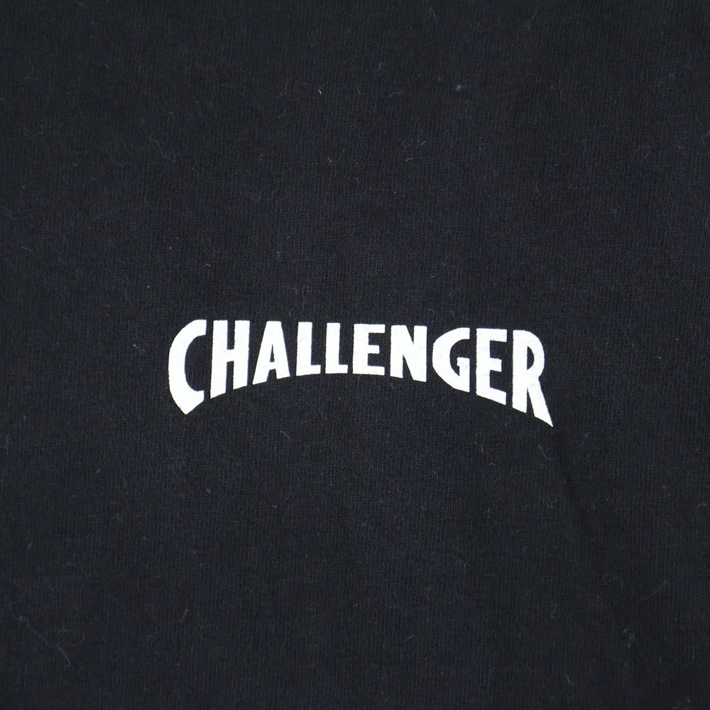 CHALLENGER(チャレンジャー) END WAR L/S TEE 201MT-1300 エンド ウォー プリント クルーネック長袖Tシャツカットソー ロングスリーブ ロンT ブラック